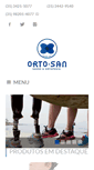 Mobile Screenshot of ortosan.com.br